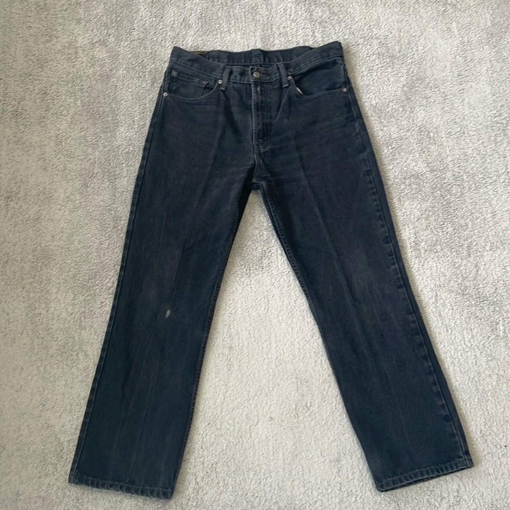 EC Black Levi's 516 Straight Leg Jeans - Size 36